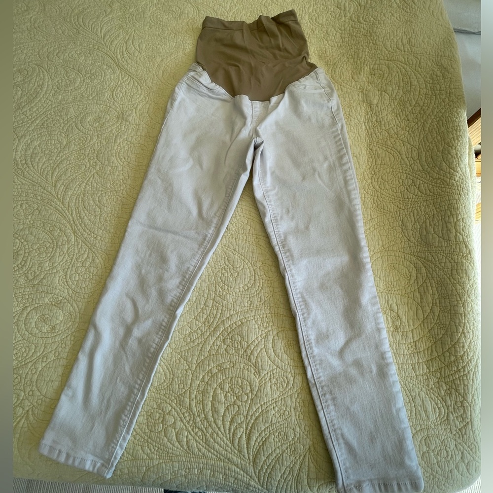 Maternity bundle: jeans, leggings, belly band bundle